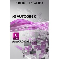 Autodesk AutoCAD Civil 3D 2024 [1 Year 1 Device]